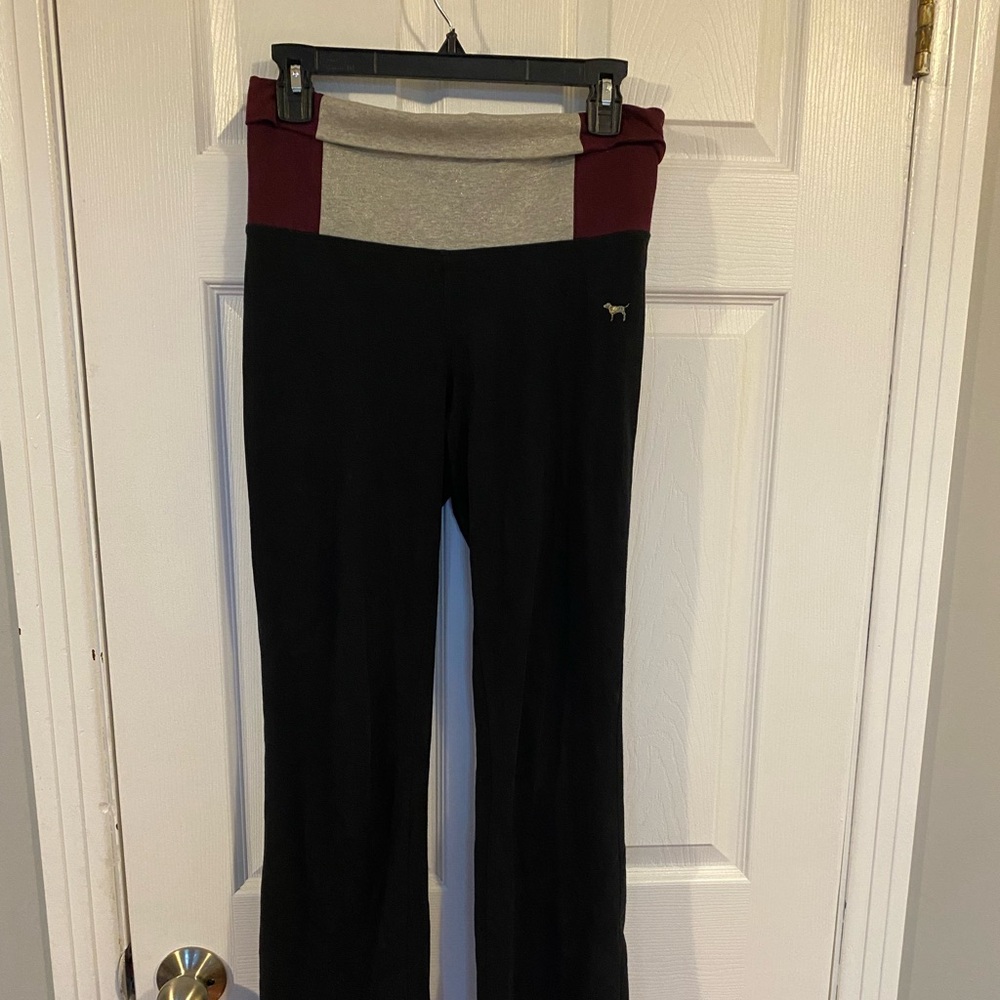 Victoria's Secret Black/Grey/Purple Yoga Pants